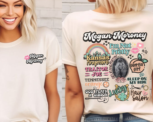 Megan Moroney Lucky Concert Song Tee