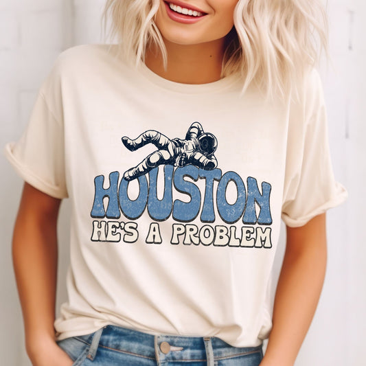 Houston He's The Problem Tee