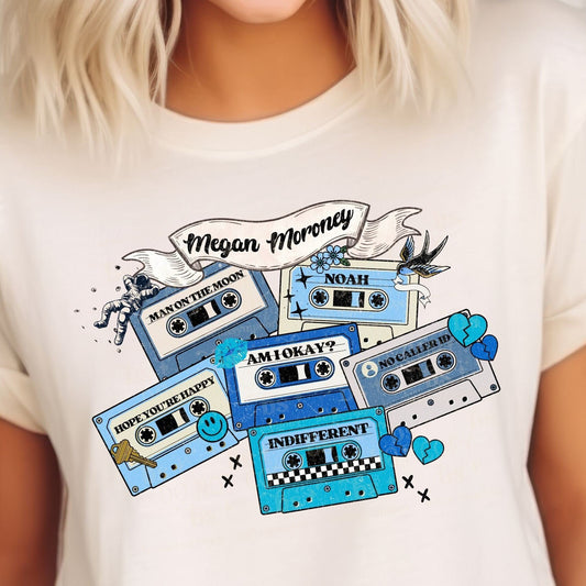 Megan Moroney Am I Okay Mixtape Cassette Tee