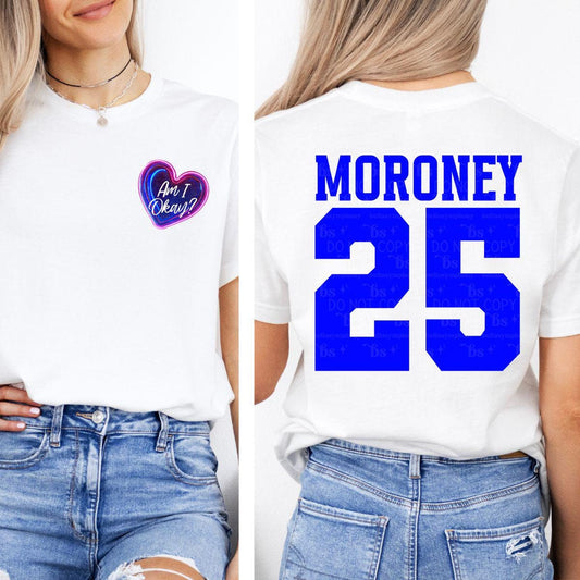 Megan Moroney 25 Tour Am I Okay Heart Tee