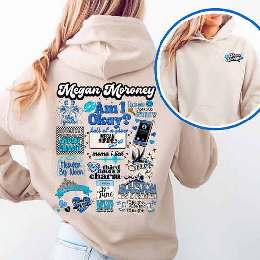 Megan Moroney Am I Okay? Songs Hoodie