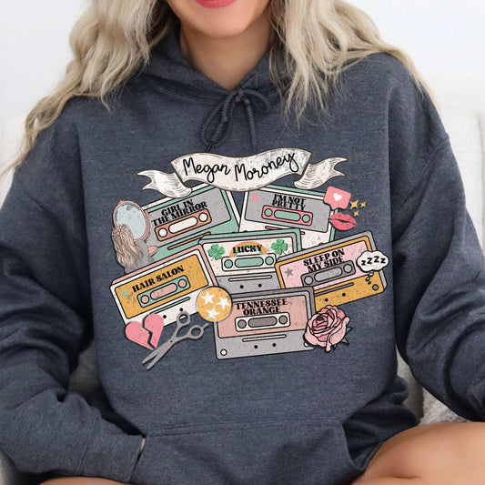 Megan Moroney Cassette Mixtape Lucky Songs Hoodie